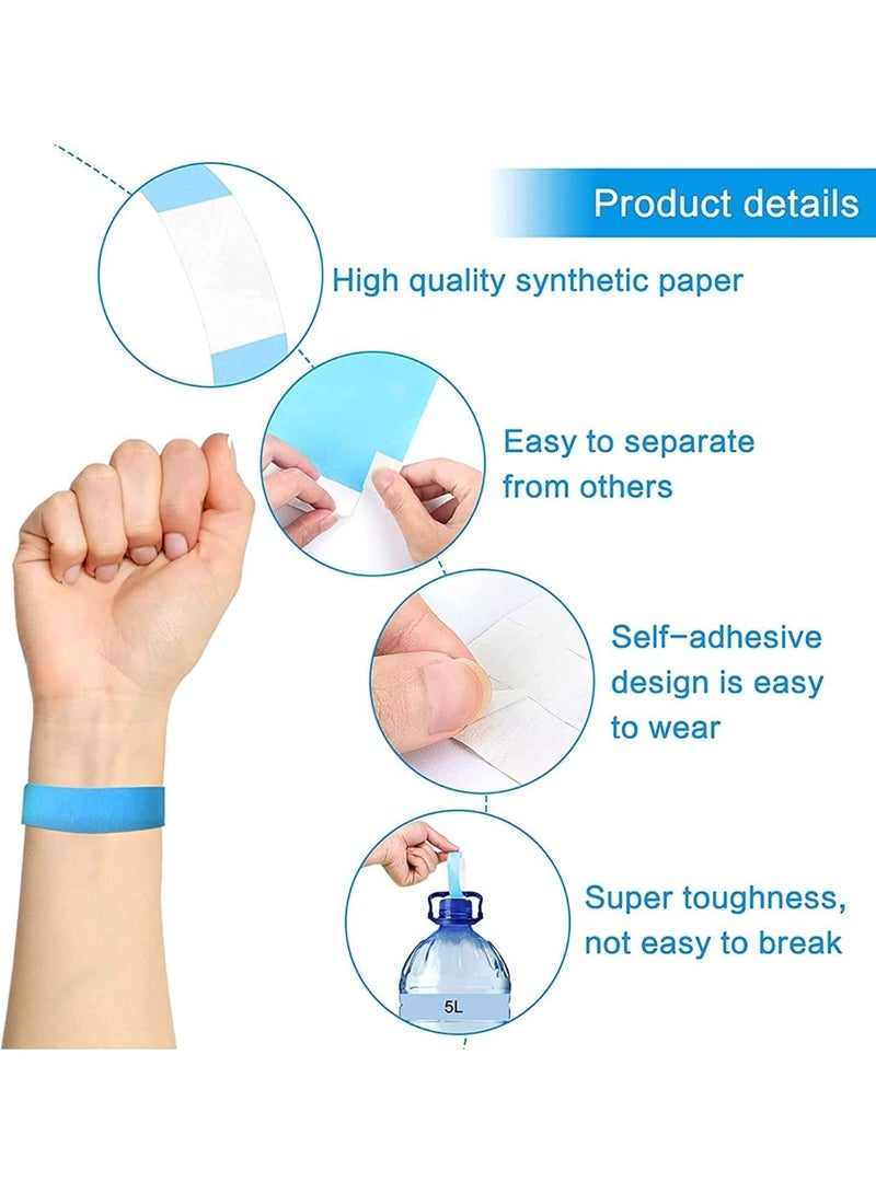 100 Pcs Fluorescent Colored Wristbands for Events, Security, Parties, Festivals - Image 4