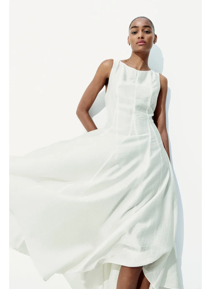 اتش اند ام Asymmetric-Hem Dress