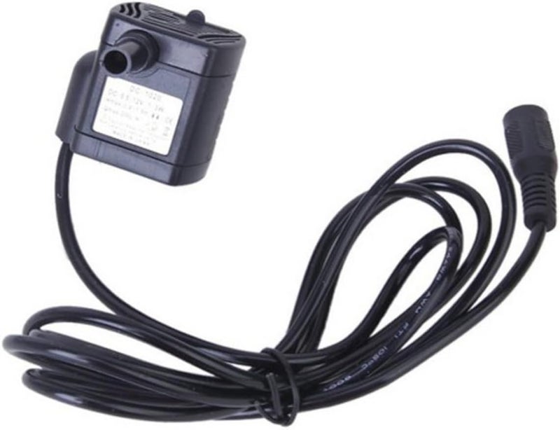 12v Submersible Water Pump Adjustable Aquarium Pump for Fish Tank Hydroponics Compact Design with Suction Cups and Height