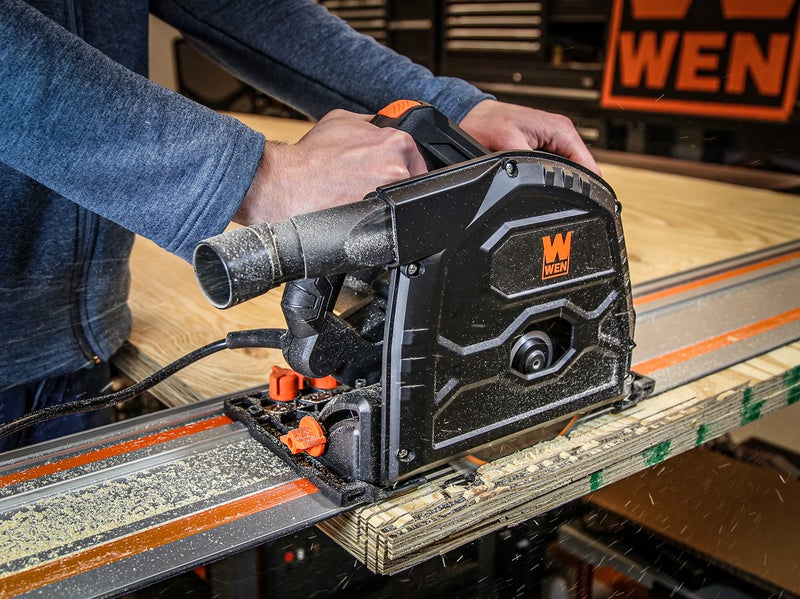 WEN 7.25-Inch Track Saw, Variable Speed (CT1274), Corded Electric - Image 2