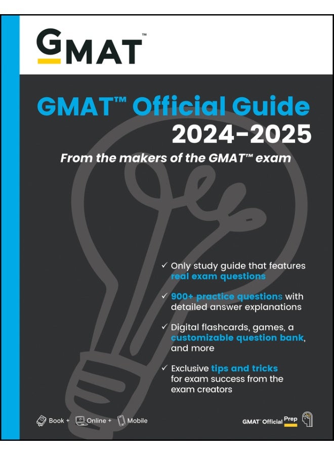 GMAT Official Guide 2024-2025: Book + Online Question Bank