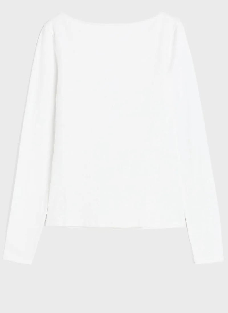 H&M Boat Neck Top