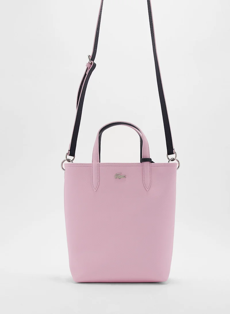 LACOSTE Reversible Canvas Tote Bag