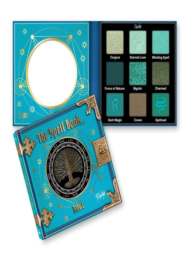 Rude Cosmetics The Spell Book Palette - Love for Women - 0.38 oz Eye Shadow - Image 1