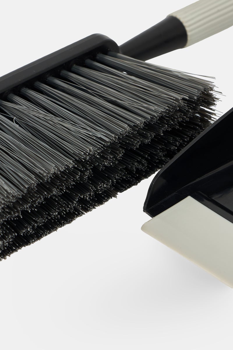 Trio Dustpan And Brush Set, Black - Image 3