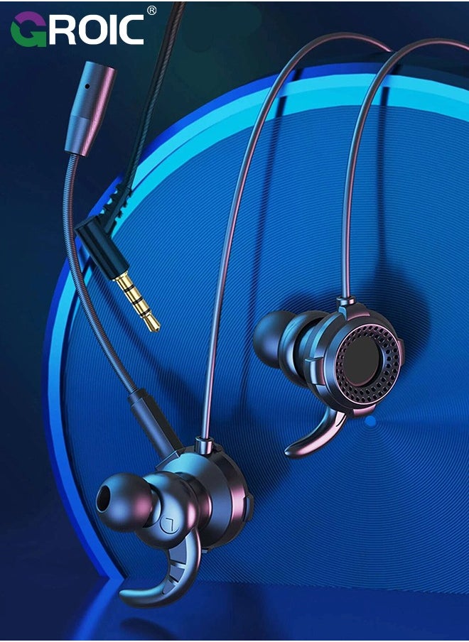 GROIC - Wired 3.5mm and USB Earbud Headset for Business Calls, In-ear Earphone with Mic, Meetings and Personal Use, Compatible with apps Like RingCentral, Avaya, Zoom, MS Teams and More - Image 1