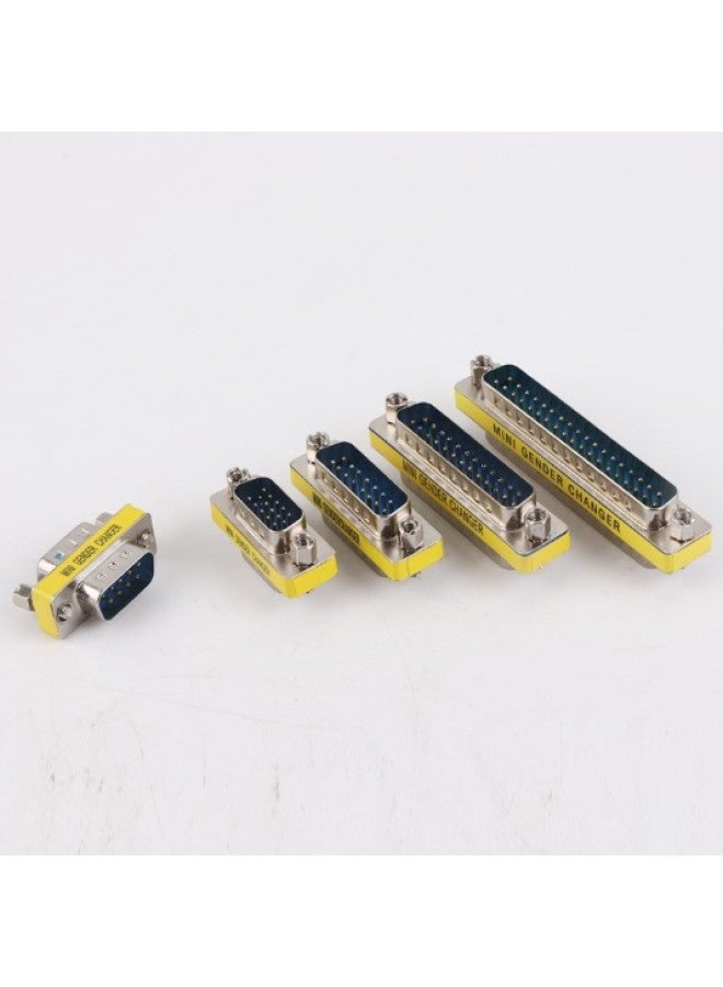 DB9 DB15 DB25 Pin Serial DP Conversion Head 232COM Conversion Head Public To Male Mother To Female-Color:DB37 Male To Female