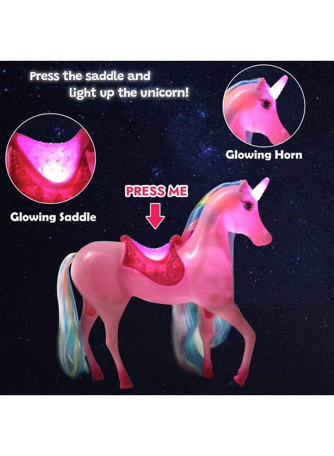 Bettina Magical Light Unicorn Princess Dolls Set, Unicorn Toys For Girls, Horse Toys With Mane And Tail, Princess Toys, Unicorn Gifts For Girls - Image 2