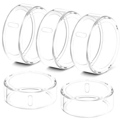 Hexasider 5 Pack Ring Cover Compatible with Oura Ring Gen 4/Oura Ring Gen 3 Horizon/Heritage, Abrasion-Resistant TPU Case for Oura Ring Protector Accessories for Oura Size 10 - Image 1
