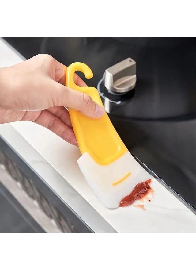 Selunay Selunay Flexible Thickened Cleaning Scraper HeatResistant Spatula for Kitchen Household Cleaning  - Image 4