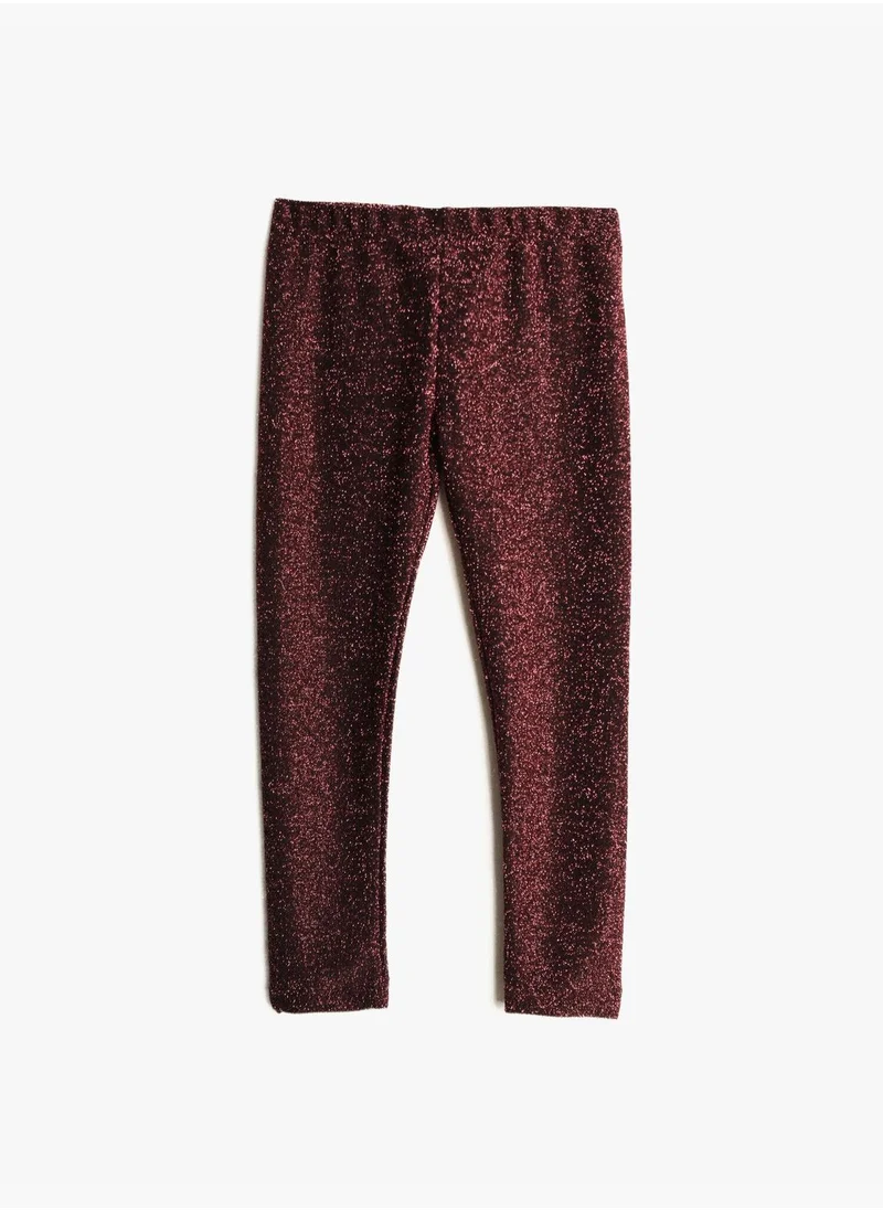 KOTON Shimmer Detail Leggings