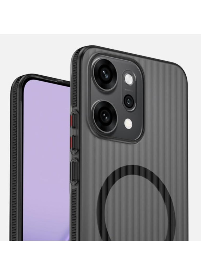 General Frosted Case Compatible OPPO Reno 14 Pro 5G, Built-in Magnetic Attraction, Built-in Airbags in Four Corners, OPPO Reno 14 Pro Shock and Drop Protection Case  - Image 5