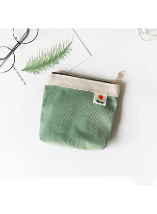 Winter Corduroy Wallet Womens Korean Style Fresh Color Block Design Mini Coin Purse Simple Clean Fresh Style Female Money Bag 0188-Mint Green - pzsku/Z4FF82B0036BB0CDC641FZ/45/1746230859/56074bad-15b1-48a6-b400-0a102e0d45fc