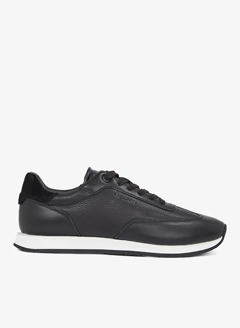 CALVIN KLEIN Low Lace Up Leather Trainers