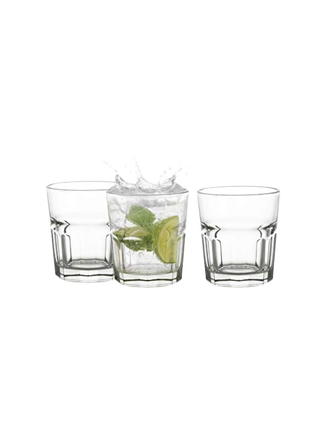 S-TOP Centra Rock (Whiskey/Whisky) Glass, Pack Of 6, Clear, 300 ml, P01960 - Image 2