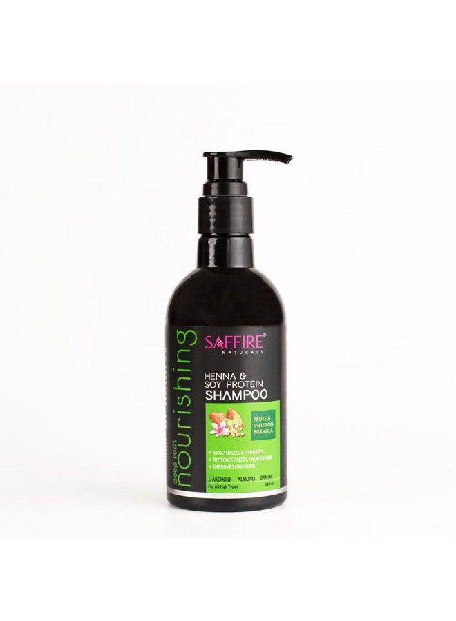 SAFFIRE Naturals Henna And Soy Protein Deep Root Nourishing Shampoo (250Ml) - Image 2