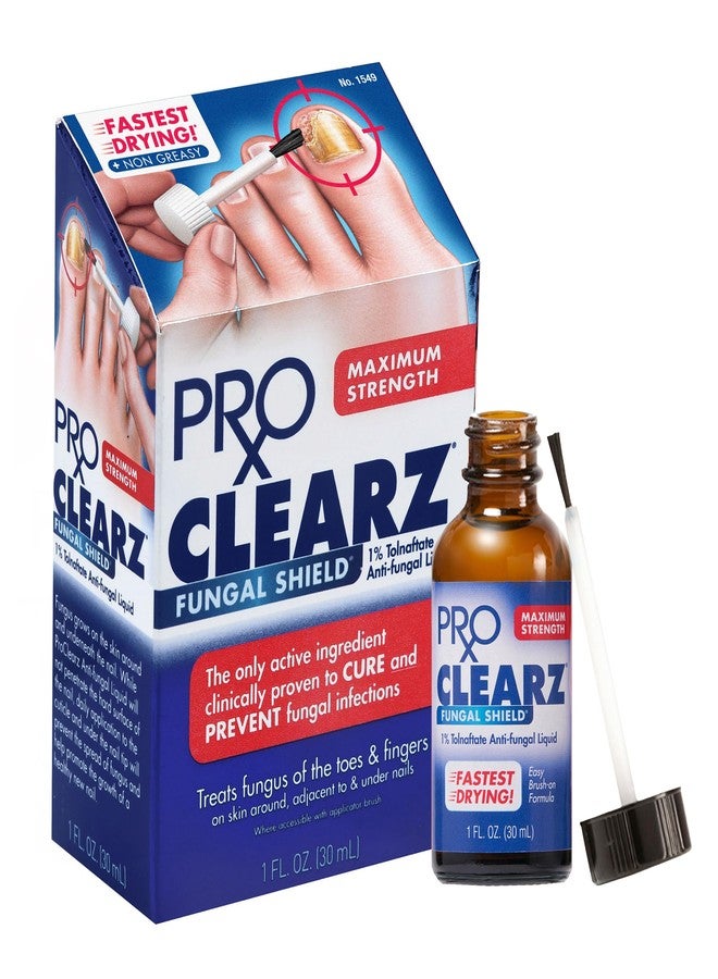 ProClearz بروكليرز درع الفطريات أقصى قوة سائل مضاد للفطريات قابل للتطبيق بالفرشاة، زجاجة 1 أونصة (عبوة من 2) - Image 1