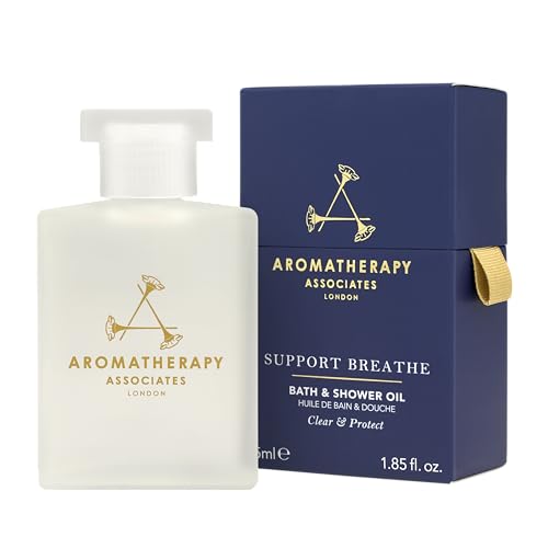 Aromatherapy Associates Support Breathe Bath and Shower Oil Natural Body Oil to Clear Mind Body and Spirit Hydrating Body Oil Made with 3 Essential Oils 186 oz - Image 1