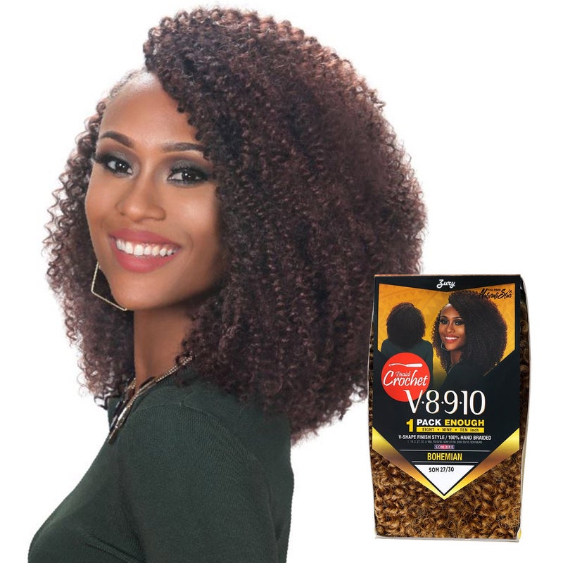 Royal Zury Synthetic Hair Crochet Braids V8910 Bohemian 1Pack Enough 2