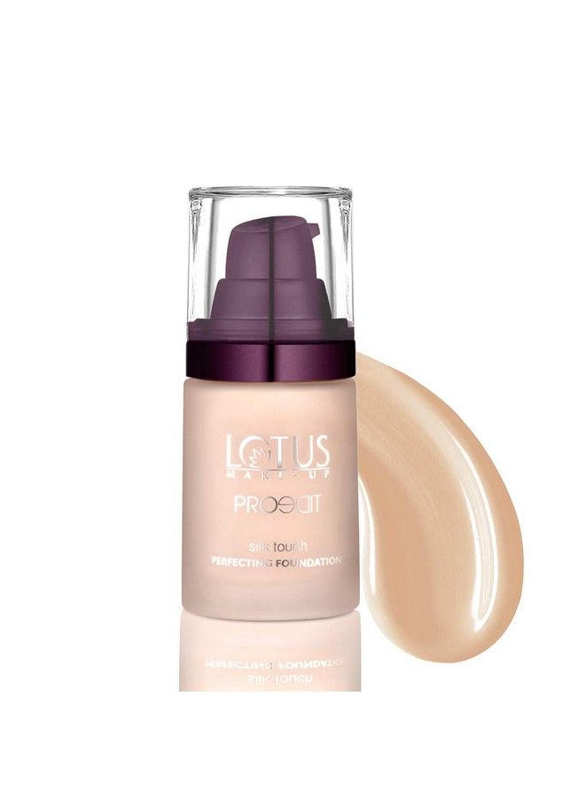 Lotus Makeup Proedit Silk Touch Luminous Dewy Finish Perfecting Foundation (Porcelain 30 Ml) - Image 2