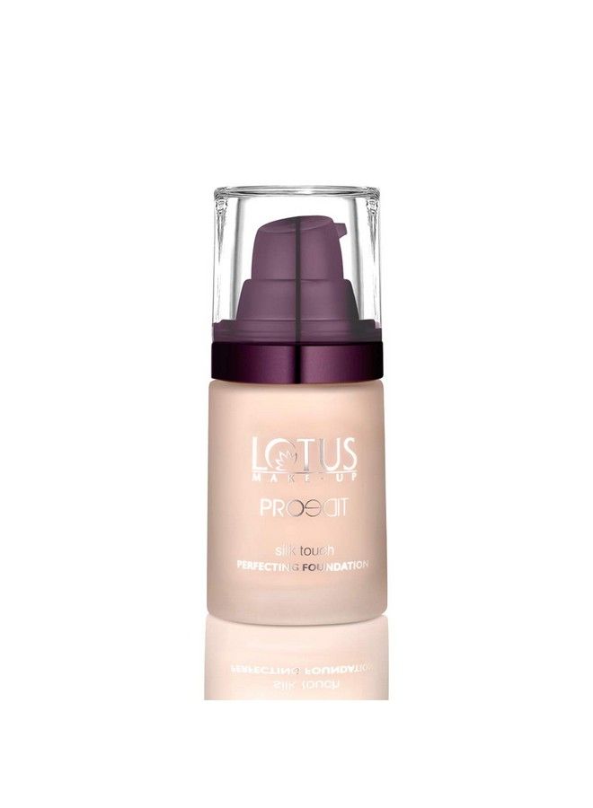 Lotus Makeup Proedit Silk Touch Luminous Dewy Finish Perfecting Foundation (Porcelain 30 Ml) - Image 4