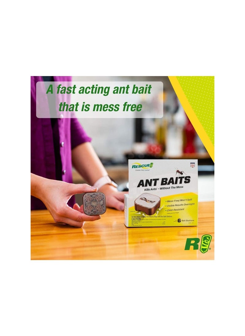 RESCUE 6 Bait Stations Ant Trap killer  - Image 4