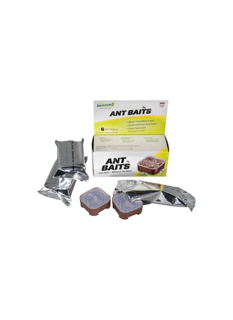 RESCUE 6 Bait Stations Ant Trap killer  - Image 2