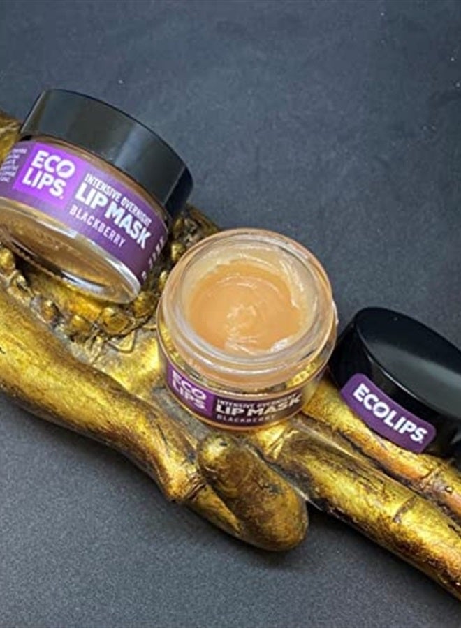 Eco Lips Blackberry Intensive Overnight Lip Mask 2-pack (0.39 oz.)- Repair & Restore Dry, Cracked, Chapped Lips Overnight - 100% USDA Organic Lip Care Treatment, Cruelty Free, Made in the USA - Image 3