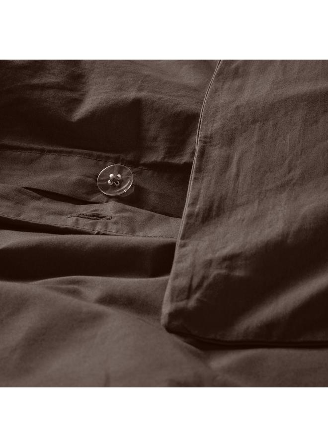 زبون غطاء لحاف وغطاء وسادة، بني، 150x200/50x80 سم - Image 4