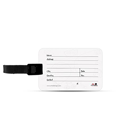 Ultra 3D Luggage Tag for Suitcase & School Bags | Pack of 2 | Colourful Unicorn Theme - Image 5
