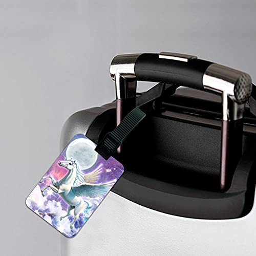 Ultra 3D Luggage Tag for Suitcase & School Bags | Pack of 2 | Colourful Unicorn Theme - Image 3