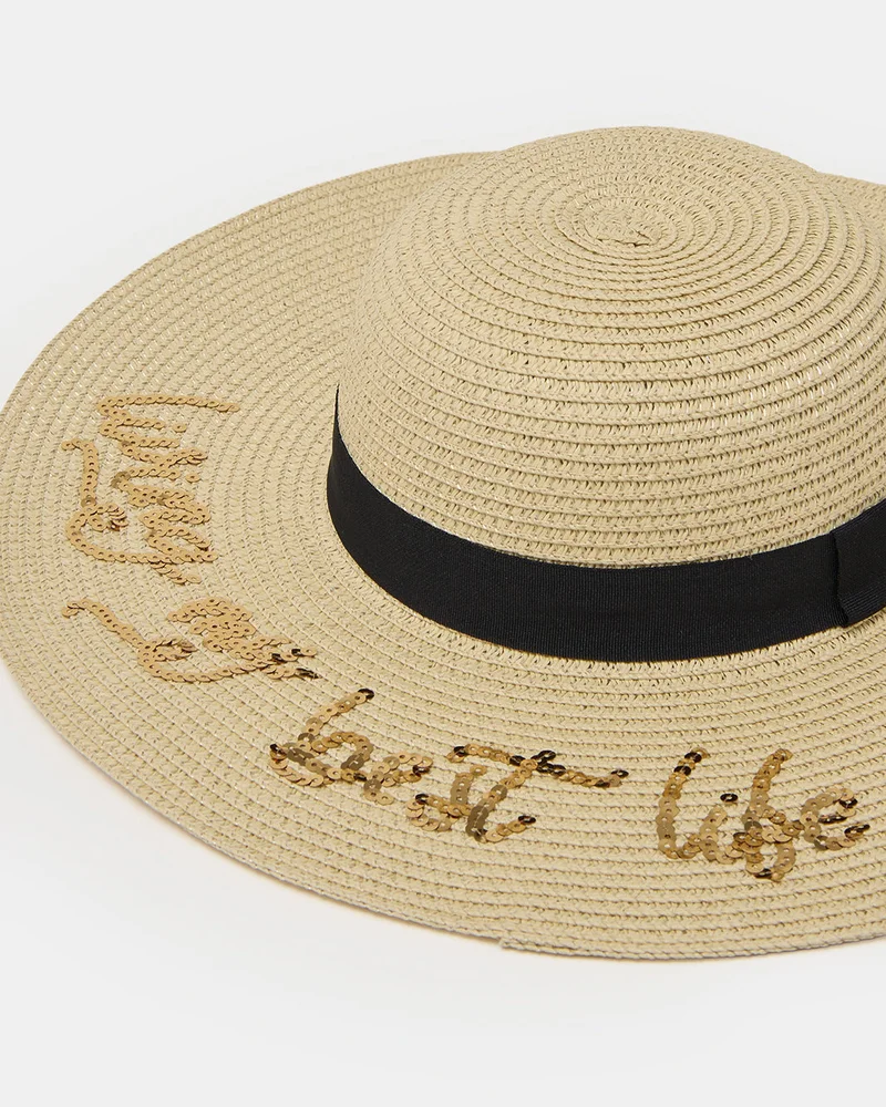 REDTAG Women White Paper Hat