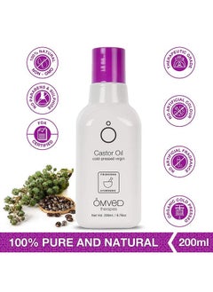 Organic Castor Virgin Oil - Cold Pressed, 200 Ml - pzsku/Z4FF8D30B55346CD0FED7Z/45/_/1733729978/b2654ef2-d288-4ec1-868f-76a9eebebf93