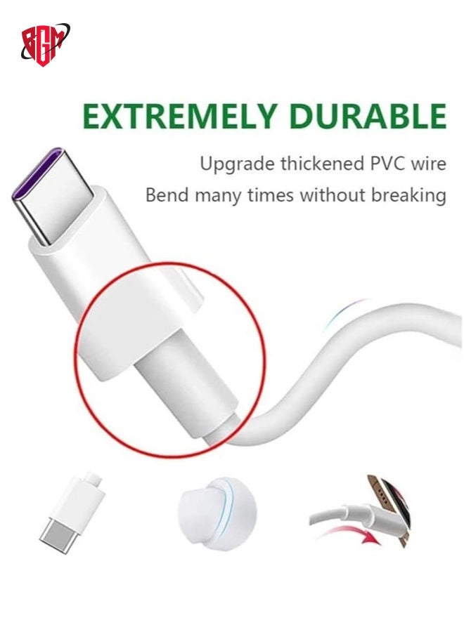 BGM Fast Type-C Charger for Xiaomi Redmi Note 11 Original Adapter, Qualcomm QC 3.0 Quick Charge, Adaptive Fast Charging, Compatible with Dash, VOOC, AFC - Image 2