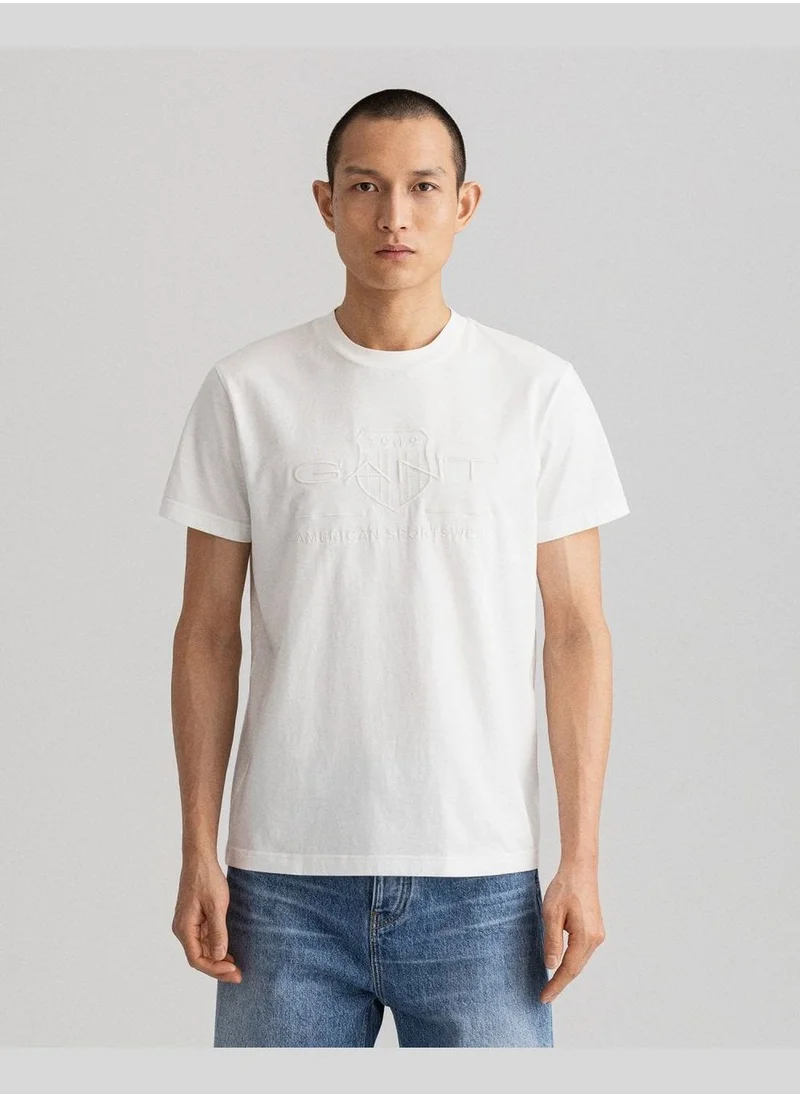 غانت Tonal Shield T-Shirt