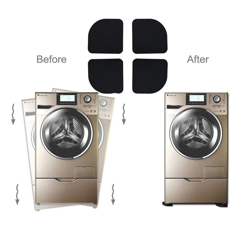 mythos MYTHIS Anti Vibration Pads for Washing Machine Featuring 3D TrianGrip & Free Level Tool - Larger Opening Fits All Washer Feet - Stops Moving, Walking - Prevents Noise, Vibration Transfer (Set of 4)  - Image 4