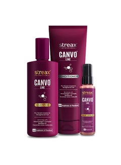 Streax PROFESSIONAL canvoline Shampoo & Conditioner combo (300ml | 240 ml)  - Image 4