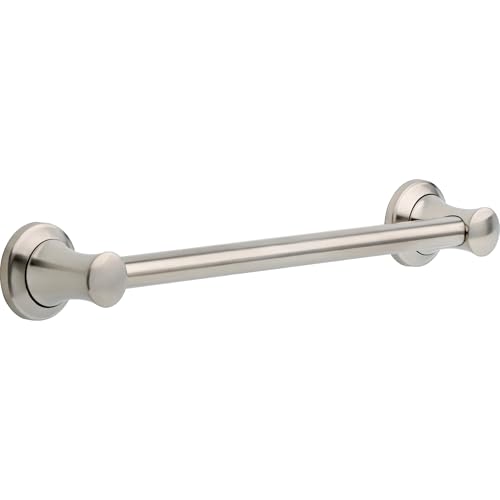 DELTA FAUCET 41718-SS Transitional Grab Bar, 18-Inch, Brilliance Stainless - Image 1
