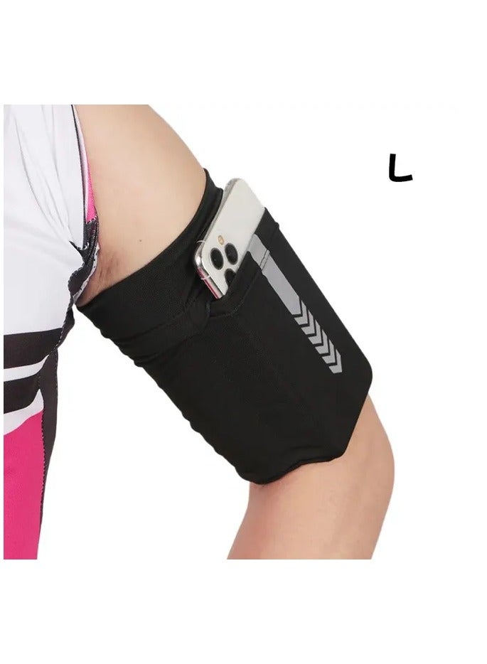 ارواق حزام يد للهاتف الخلوي، حزام يد رياضي خارجي، متعدد الوظائف، قابل للتمدد ومناسب لحقيبة الذراع ذات السعة الكبيرة - Image 1