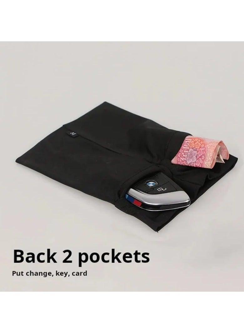 ارواق حزام يد للهاتف الخلوي، حزام يد رياضي خارجي، متعدد الوظائف، قابل للتمدد ومناسب لحقيبة الذراع ذات السعة الكبيرة - Image 4