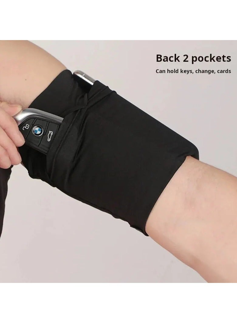 ارواق حزام يد للهاتف الخلوي، حزام يد رياضي خارجي، متعدد الوظائف، قابل للتمدد ومناسب لحقيبة الذراع ذات السعة الكبيرة - Image 5