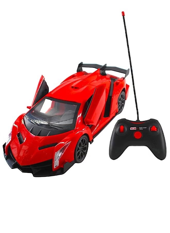 Lamborghini Racing Remote Control Car With Opening Doors And Steering 1:14 Scale Sport RC Car Toy For Kids  - Image 2