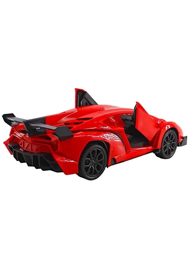 Lamborghini Racing Remote Control Car With Opening Doors And Steering 1:14 Scale Sport RC Car Toy For Kids  - Image 3