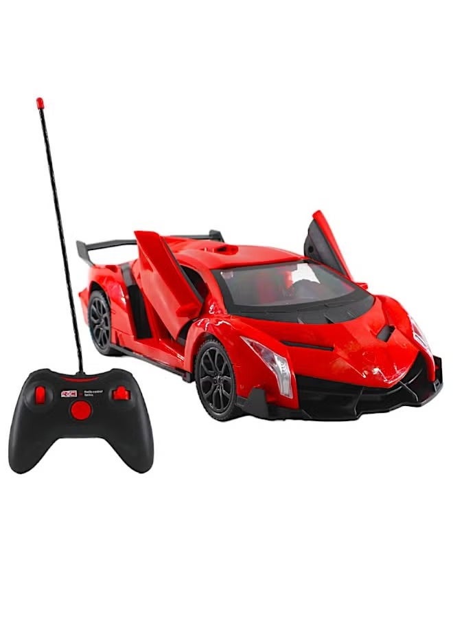 Lamborghini Racing Remote Control Car With Opening Doors And Steering 1:14 Scale Sport RC Car Toy For Kids  - Image 1
