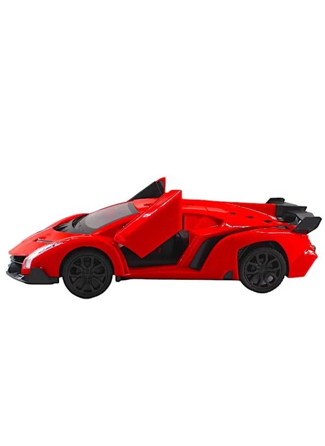Lamborghini Racing Remote Control Car With Opening Doors And Steering 1:14 Scale Sport RC Car Toy For Kids  - Image 5