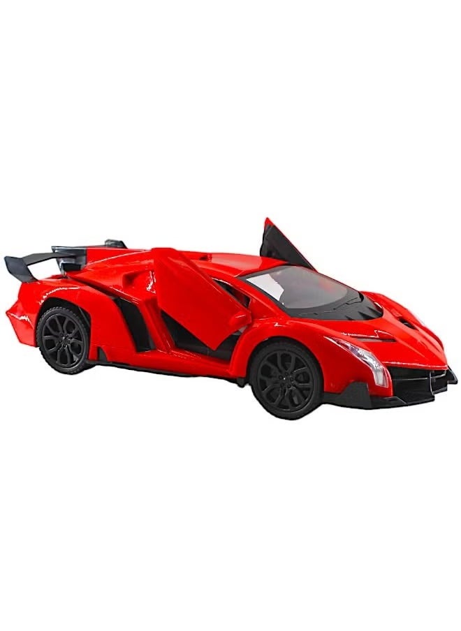 Lamborghini Racing Remote Control Car With Opening Doors And Steering 1:14 Scale Sport RC Car Toy For Kids  - Image 4