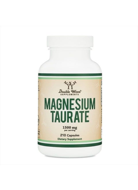 Magnesium Taurate, 1,500mg per Serving, 210 Capsules