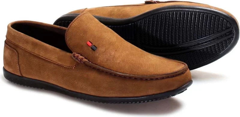 Fast Step Genuine Leather Orthopedic Tobacco Nubuck Men's Casual Shoes 815ma1502