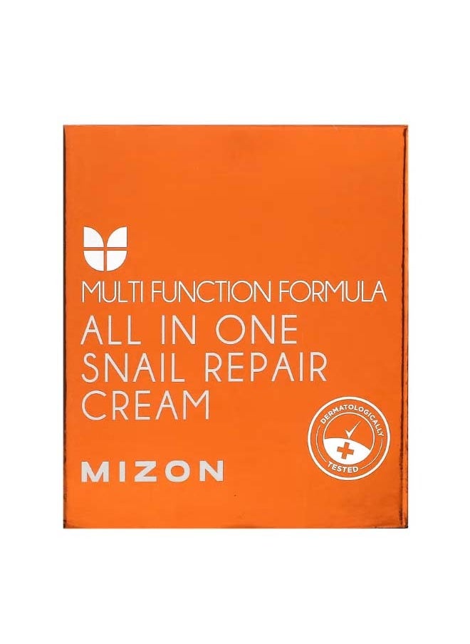 MIZON All In One Snail Repair Cream  2.53 fl oz 75 ml  - Image 2
