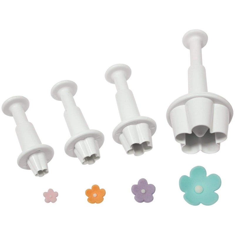 PME Plunger Cutters  Flower Blossom  4-Pack  Set of 4 - Image 1
